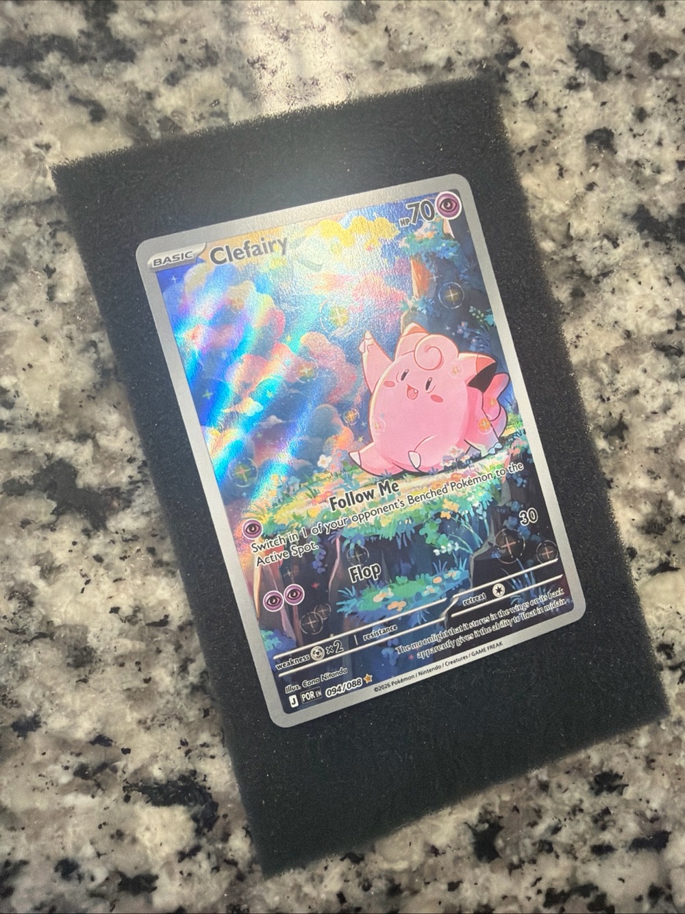 Pokemon TCG Illustration Rare IR Clefairy Holographic NM/M